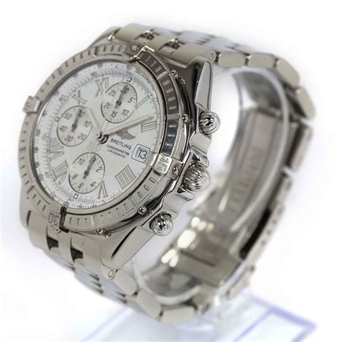 breitling chrono white roman diamonds|Breitling Crosswind .